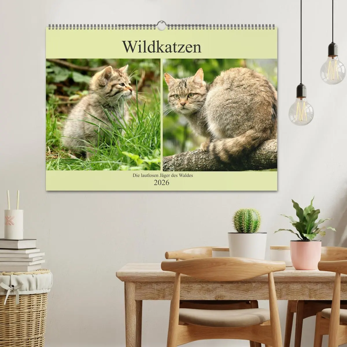 Bild: 9783457883785 | Wildkatzen - Die lautlosen Jäger des Waldes (Wandkalender 2026 DIN...