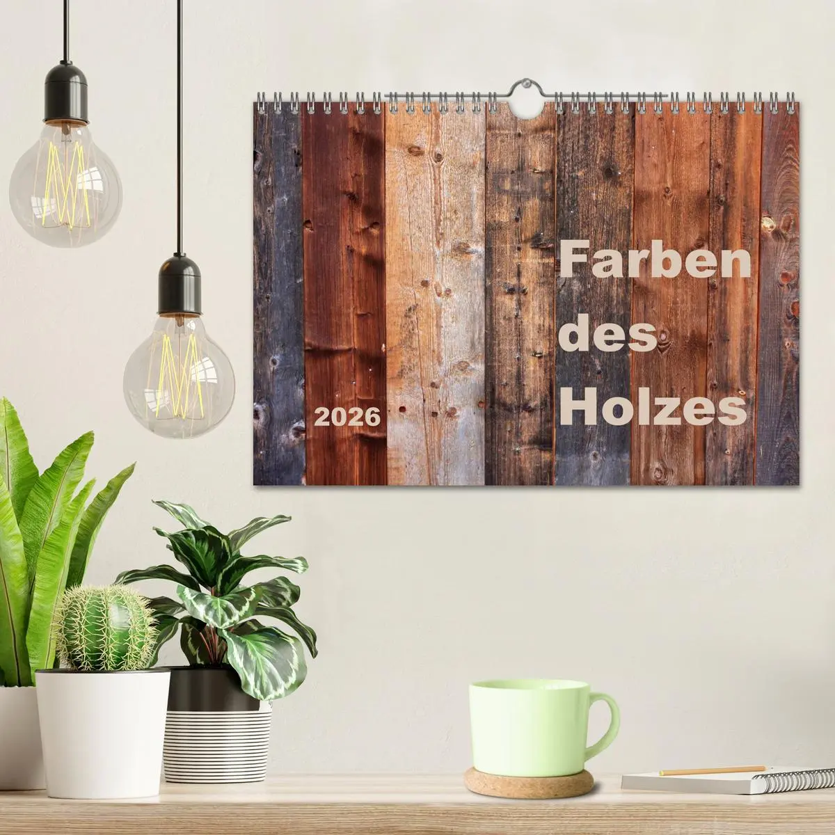 Bild: 9783457953785 | Farben des Holzes (Wandkalender 2026 DIN A4 quer), CALVENDO...