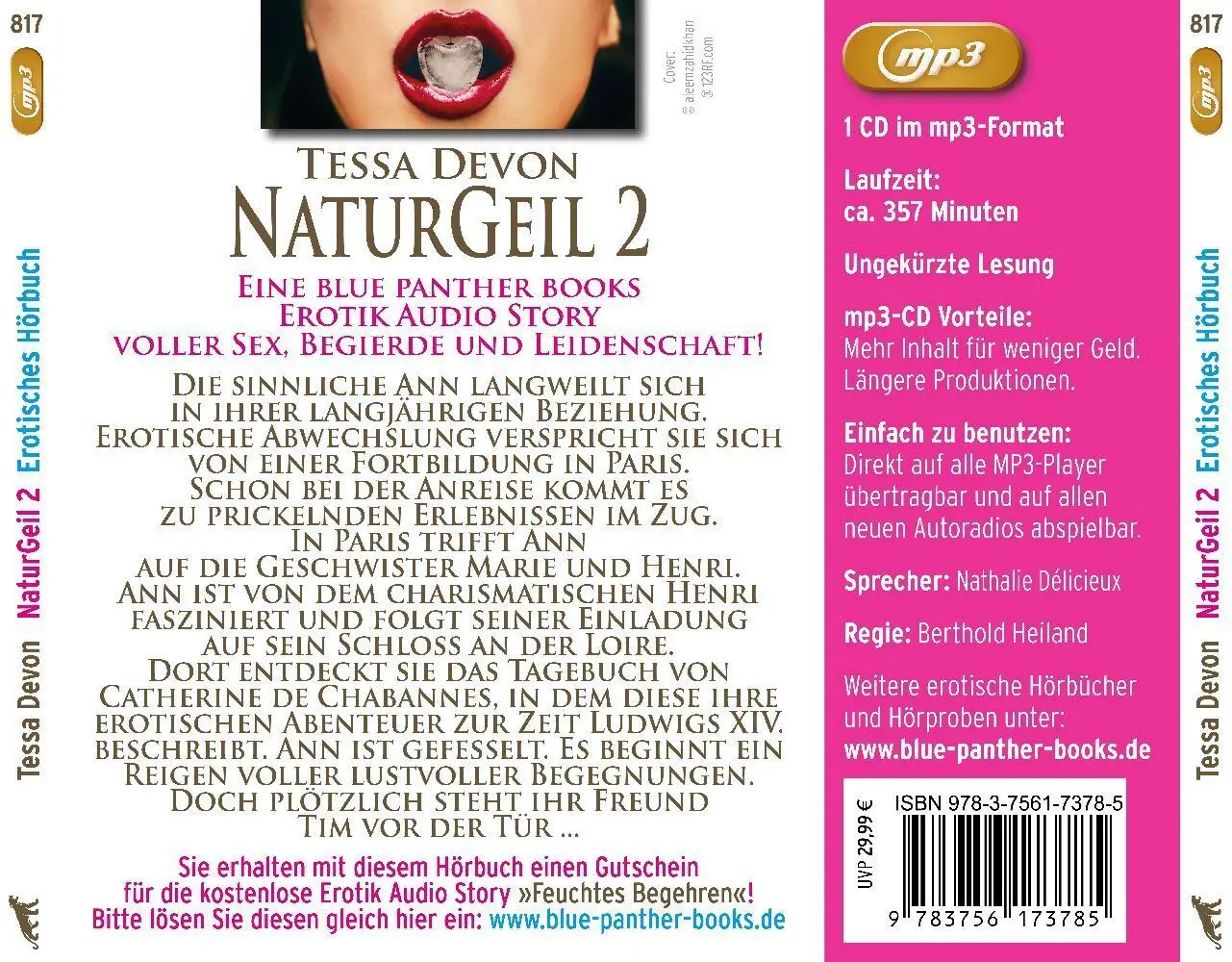 Bild: 9783756173785 | NaturGeil 2 Erotik Audio Story Erotisches Hörbuch MP3CD, Audio-CD, MP3