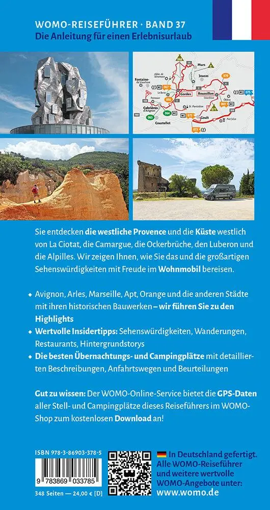 Rückseite: 9783869033785 | Entdeckertouren mit dem Wohnmobil Provence Cote d'Azur Der Westen