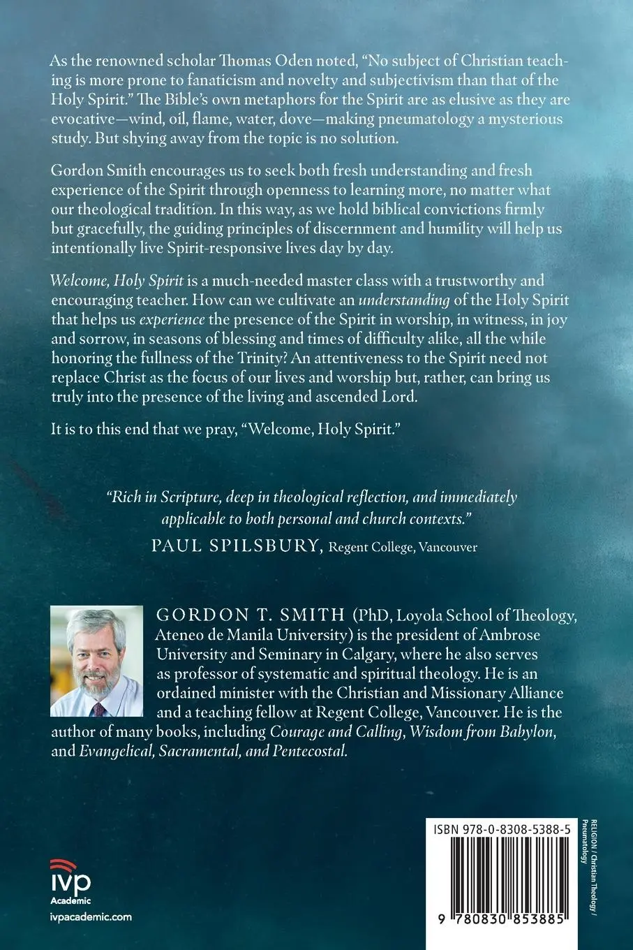 Rückseite: 9780830853885 | Welcome, Holy Spirit | A Theological and Experiential Introduction