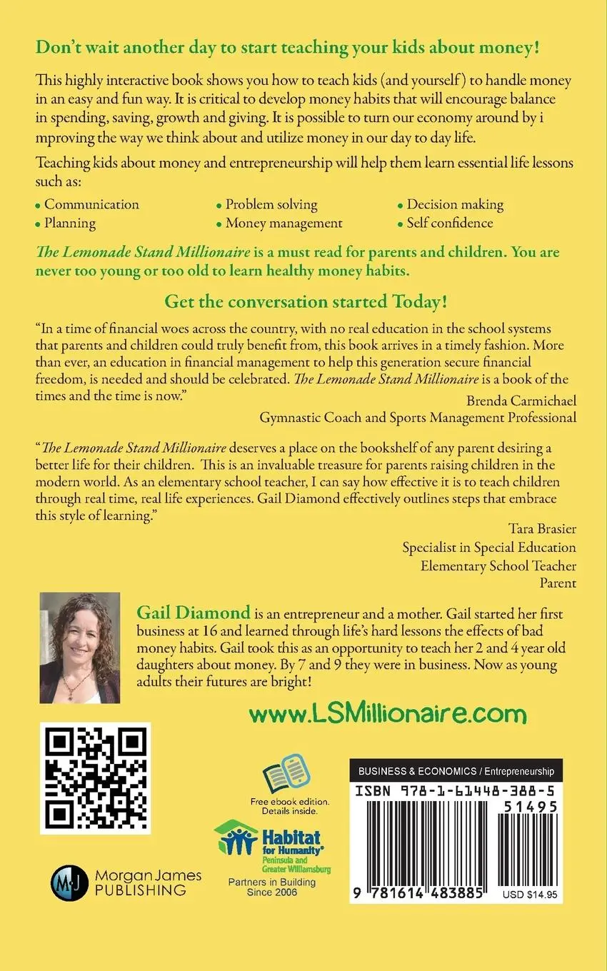 Rückseite: 9781614483885 | The Lemonade Stand Millionaire | Gail Haynes | Taschenbuch | Englisch