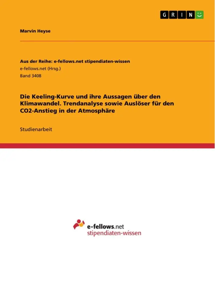 Cover: 9783346203885 | Die Keeling-Kurve und ihre Aussagen über den Klimawandel....