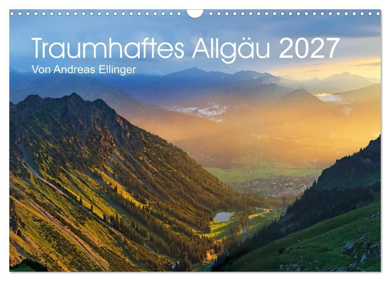 Cover: 9783594253885 | Traumhaftes Allgäu (Wandkalender 2027 DIN A3 quer), CALVENDO...