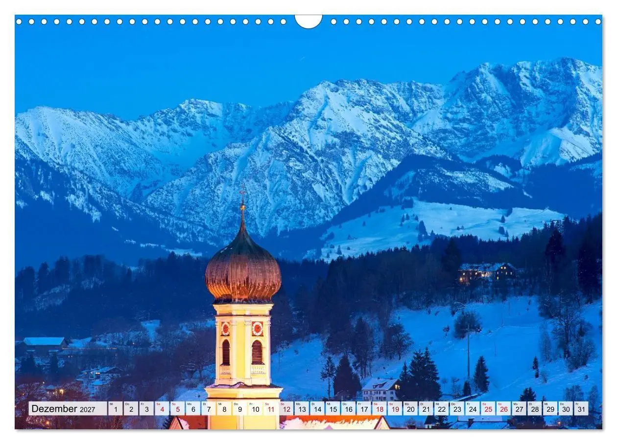 Bild: 9783594253885 | Traumhaftes Allgäu (Wandkalender 2027 DIN A3 quer), CALVENDO...