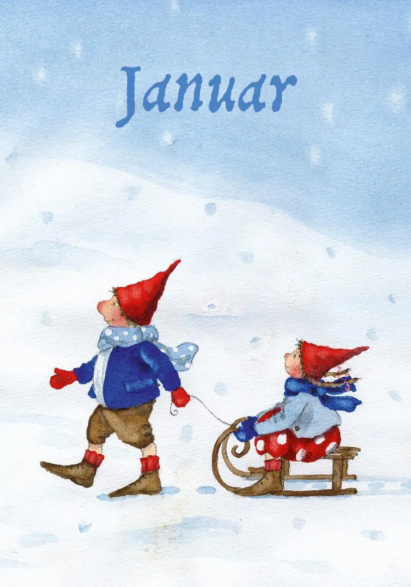 Bild: 9783825153885 | Postkartenbuch 'Mit Pippa und Pelle durch das Jahr' | Daniela Drescher