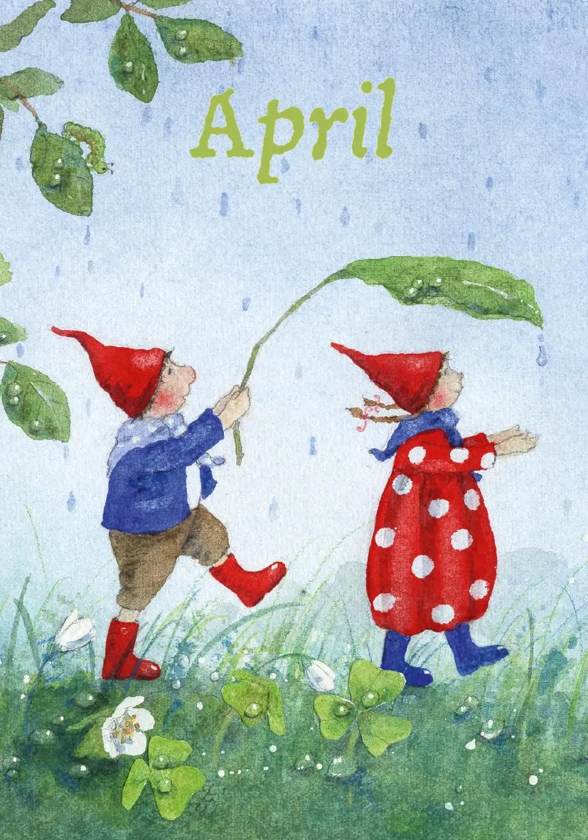 Bild: 9783825153885 | Postkartenbuch 'Mit Pippa und Pelle durch das Jahr' | Daniela Drescher