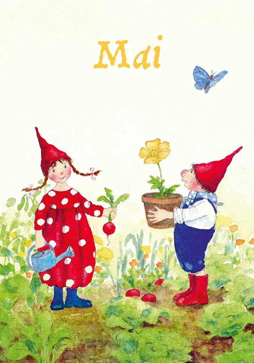 Bild: 9783825153885 | Postkartenbuch 'Mit Pippa und Pelle durch das Jahr' | Daniela Drescher