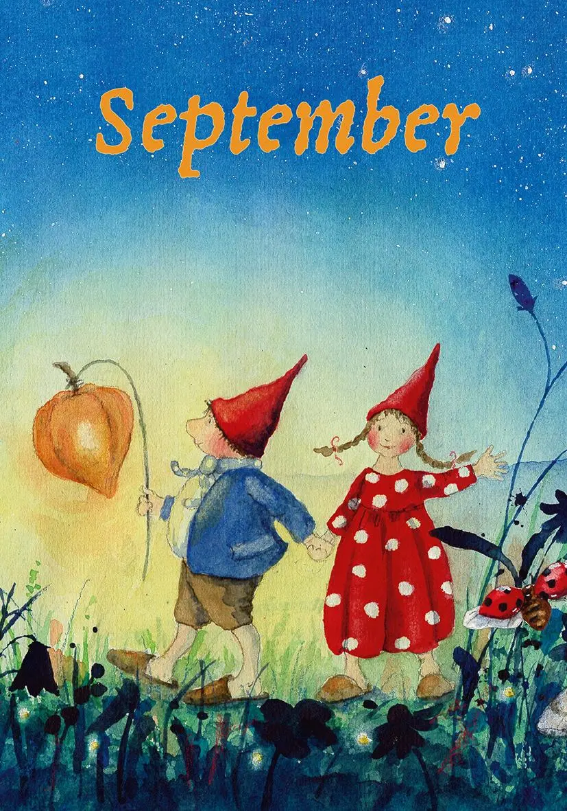 Bild: 9783825153885 | Postkartenbuch 'Mit Pippa und Pelle durch das Jahr' | Daniela Drescher