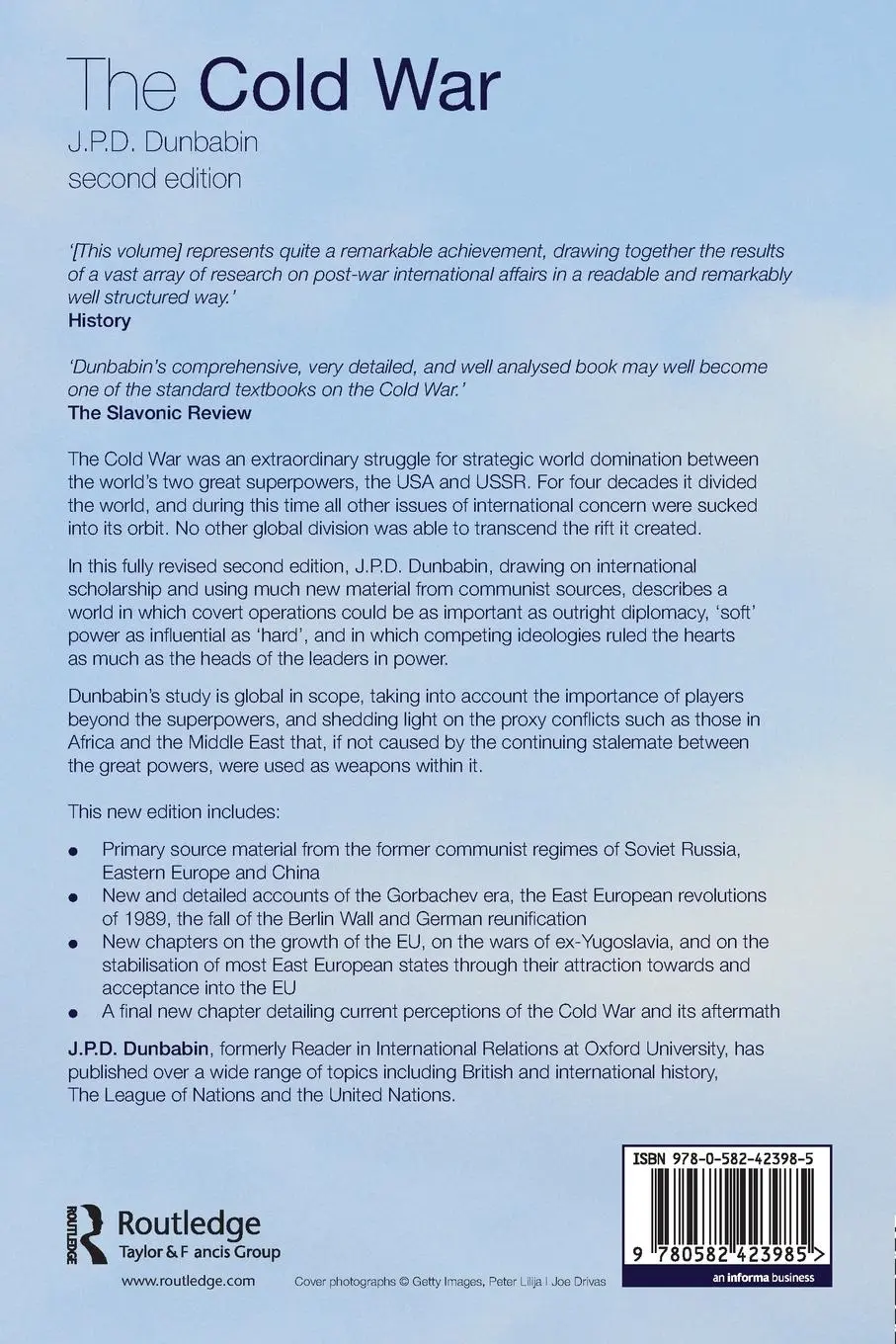 Rückseite: 9780582423985 | The Cold War | The Great Powers and their Allies | J. P. D. Dunbabin