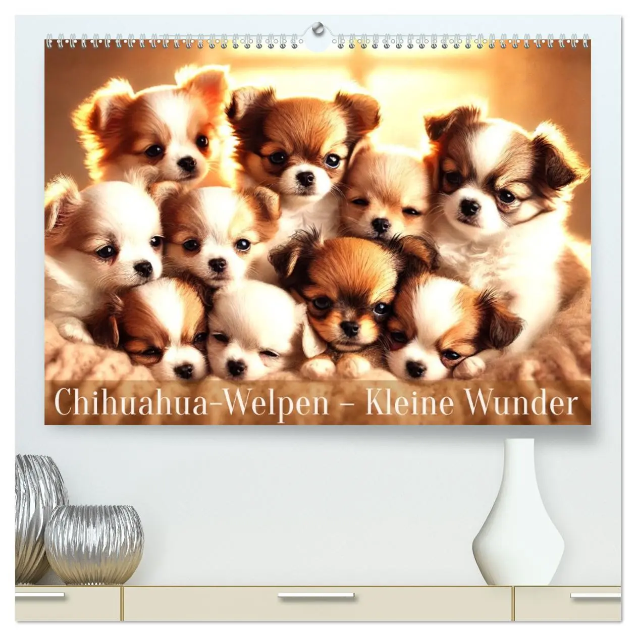 Cover: 9783457313985 | Chihuahua-Welpen - Kleine Wunder (hochwertiger Premium Wandkalender...