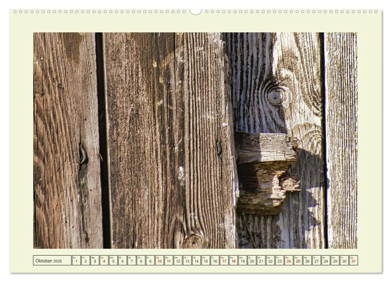 Bild: 9783457623985 | Einfach Holz (Wandkalender 2026 DIN A2 quer), CALVENDO Monatskalender