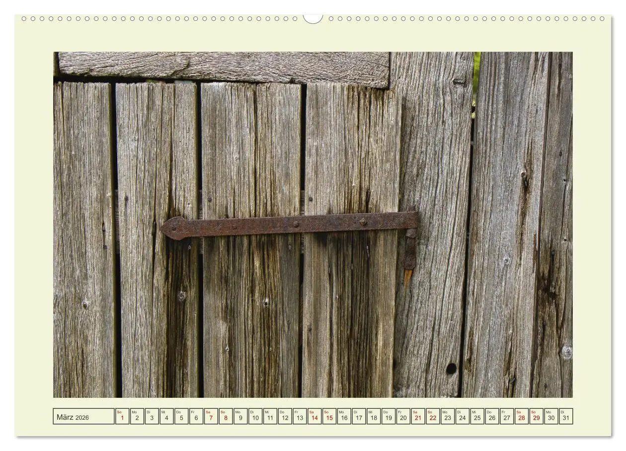 Bild: 9783457623985 | Einfach Holz (Wandkalender 2026 DIN A2 quer), CALVENDO Monatskalender