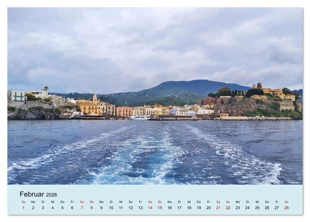 Bild: 9783516643985 | Sizilien und die Liparischen Inseln (Tischkalender 2026 DIN A5...