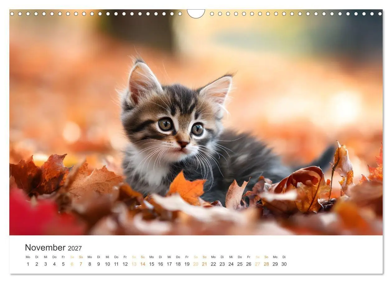 Bild: 9783569043985 | Zauberhafte Katzenbabys (Wandkalender 2027 DIN A3 quer), CALVENDO...