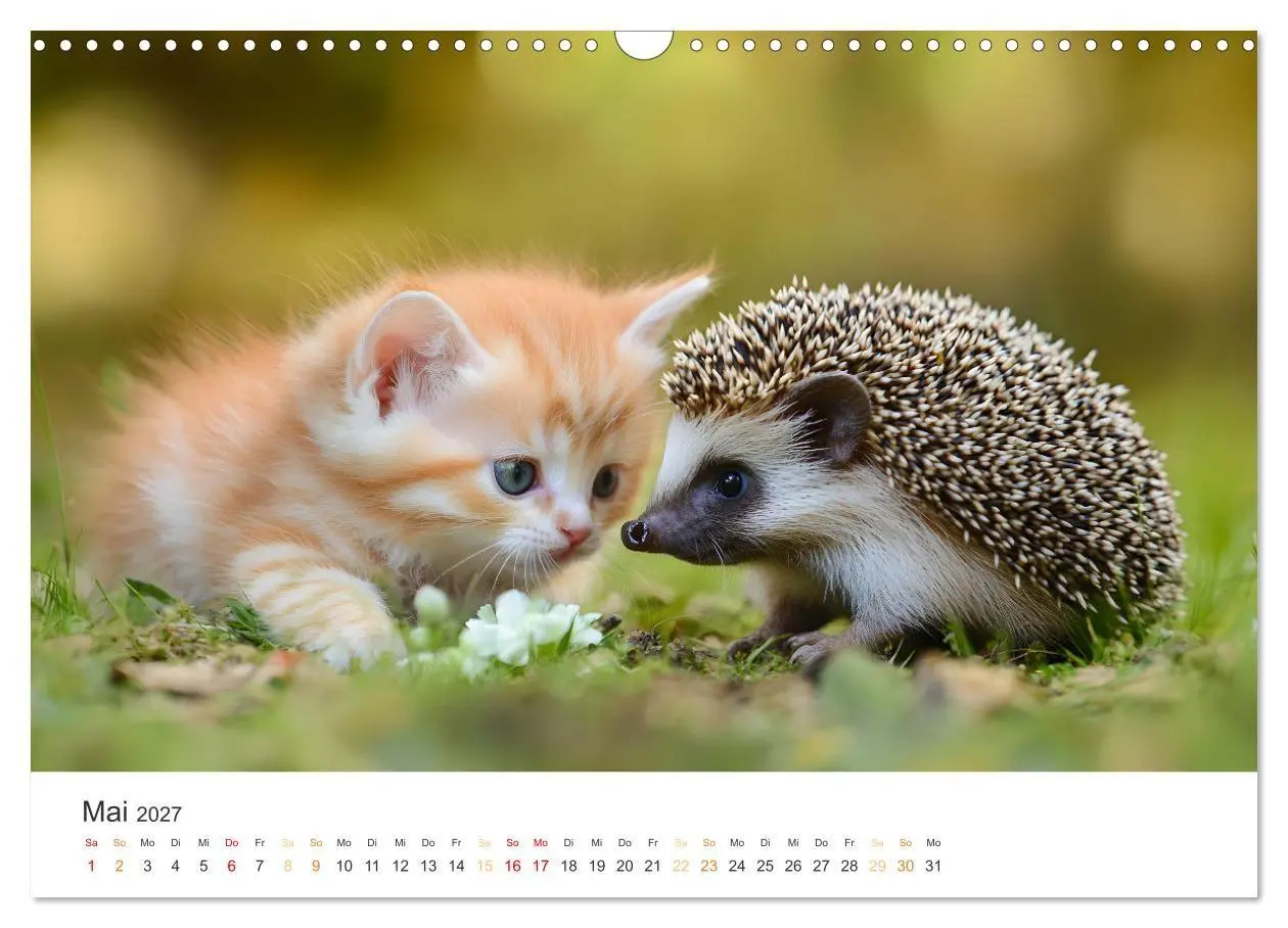 Bild: 9783569043985 | Zauberhafte Katzenbabys (Wandkalender 2027 DIN A3 quer), CALVENDO...