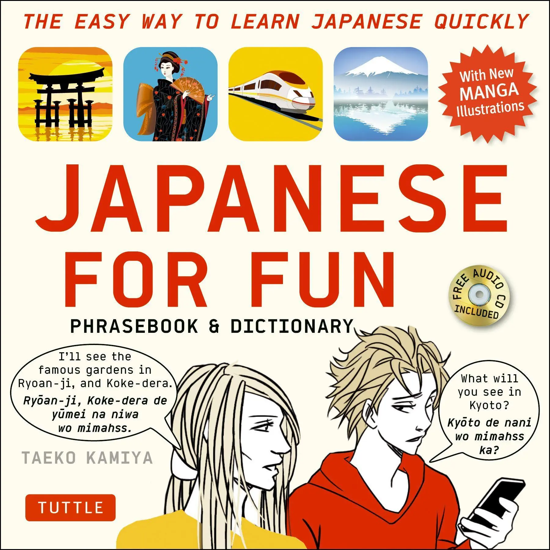 Cover: 9784805313985 | Japanese for Fun Phrasebook &amp; Dictionary | Taeko Kamiya | Taschenbuch