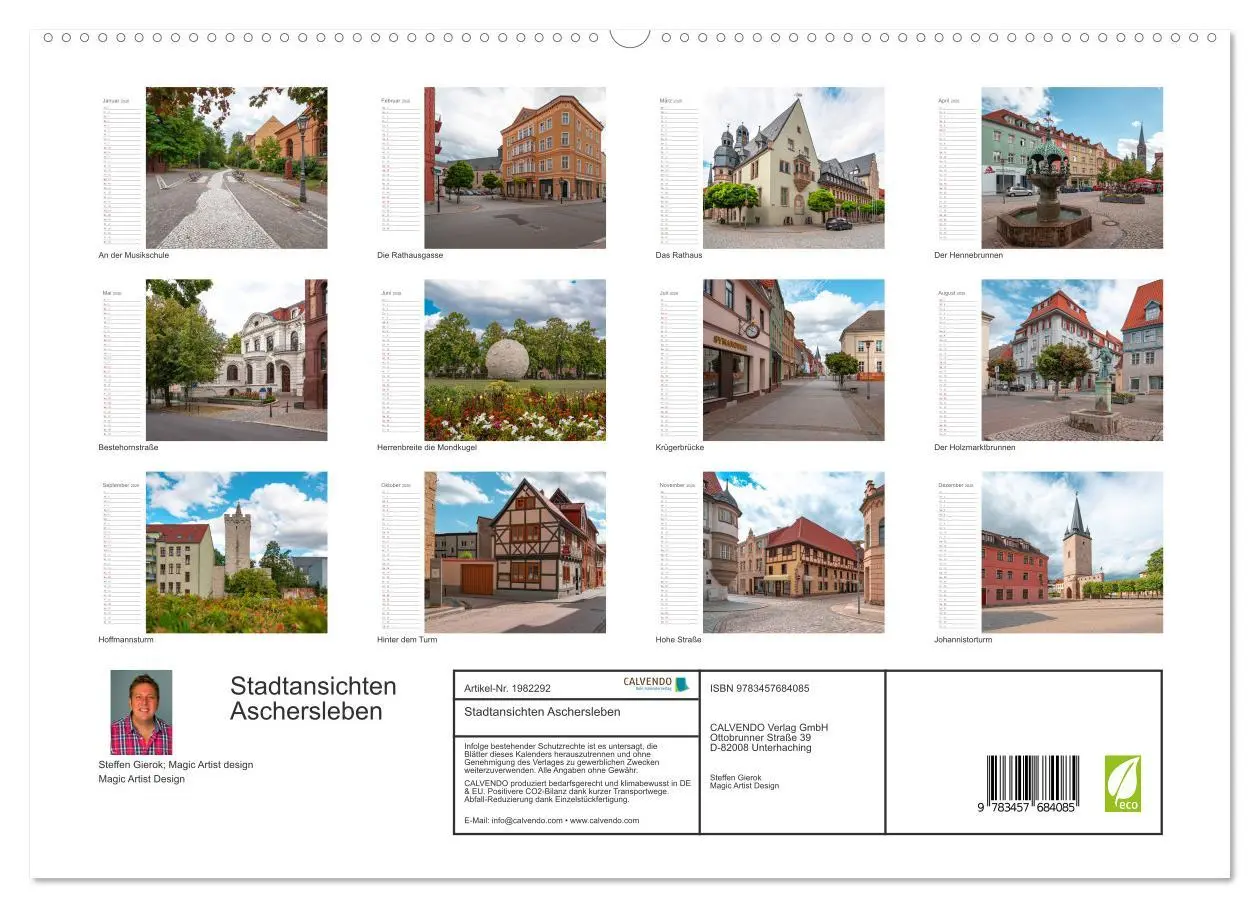 Bild: 9783457684085 | Stadtansichten Aschersleben (hochwertiger Premium Wandkalender 2026...