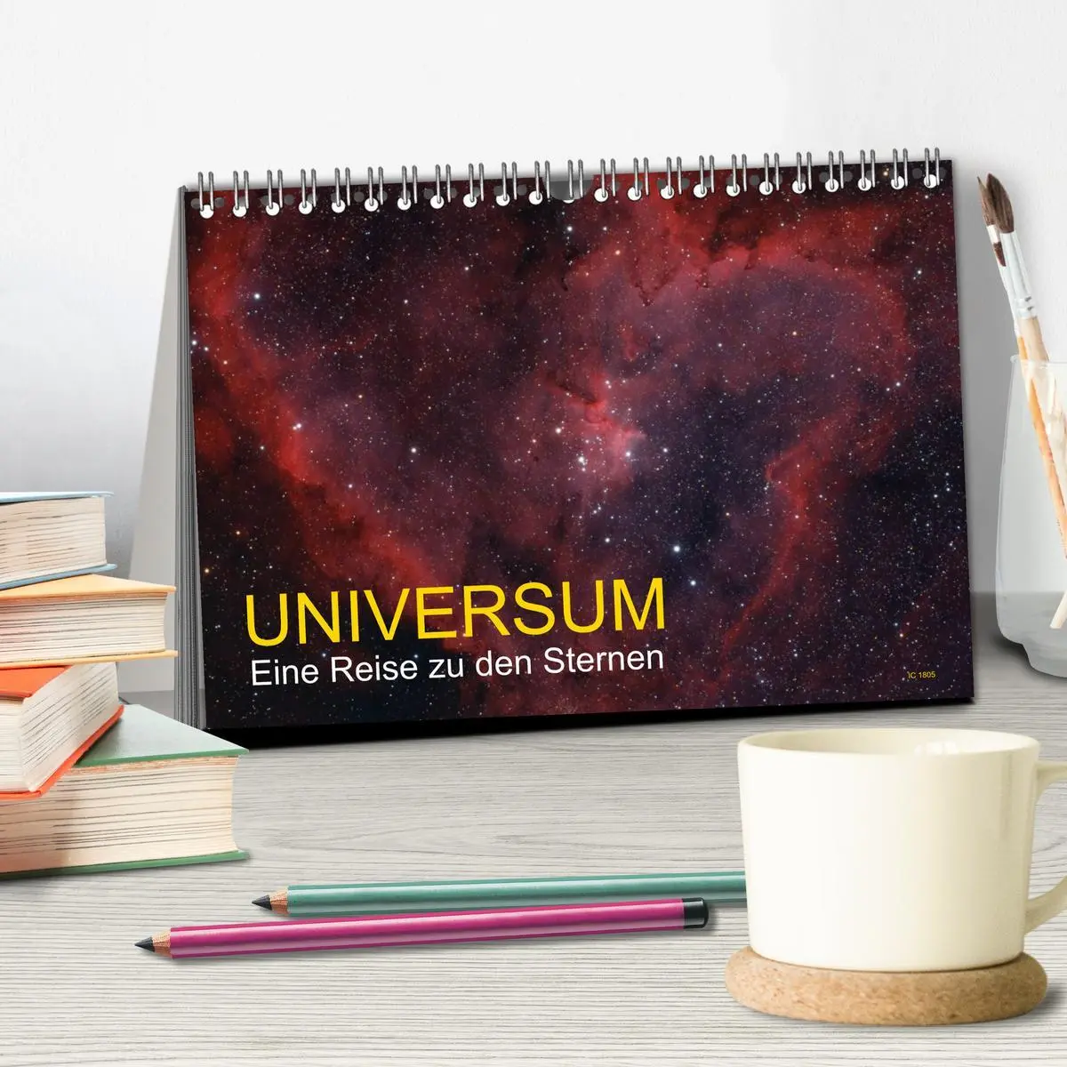 Bild: 9783516084085 | Universum - Eine Reise zu den Sternen (Tischkalender 2026 DIN A5...