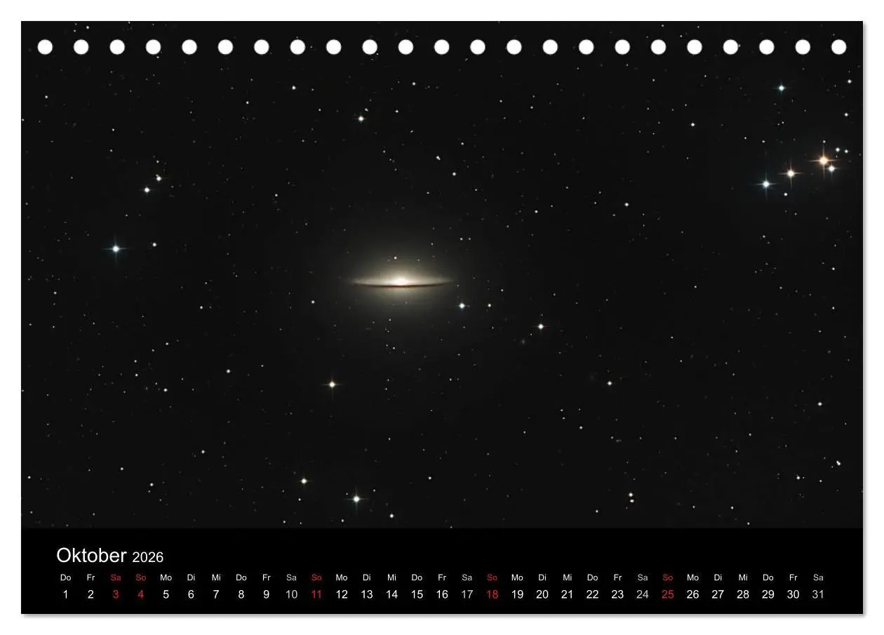 Bild: 9783516084085 | Universum - Eine Reise zu den Sternen (Tischkalender 2026 DIN A5...