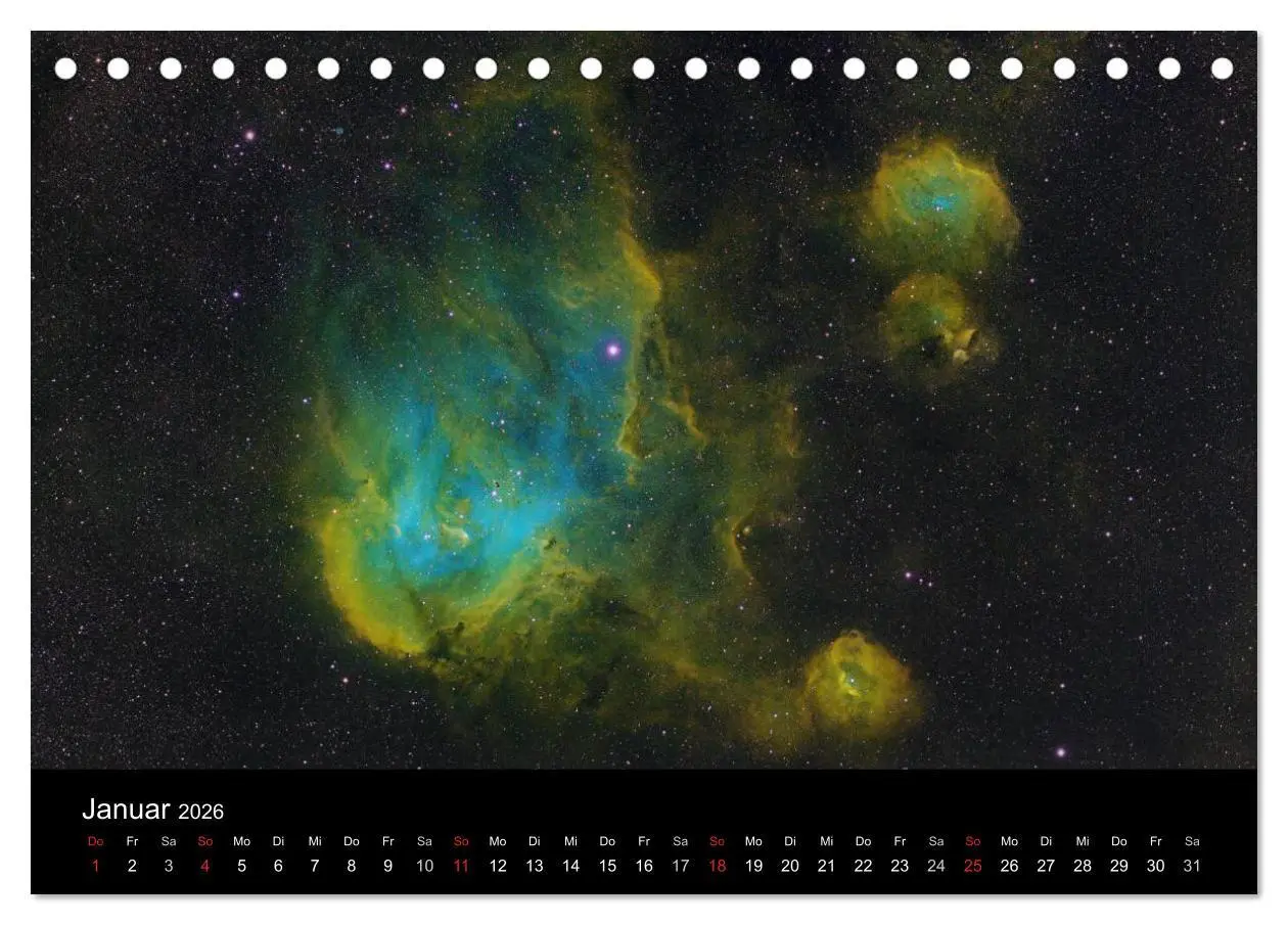Bild: 9783516084085 | Universum - Eine Reise zu den Sternen (Tischkalender 2026 DIN A5...