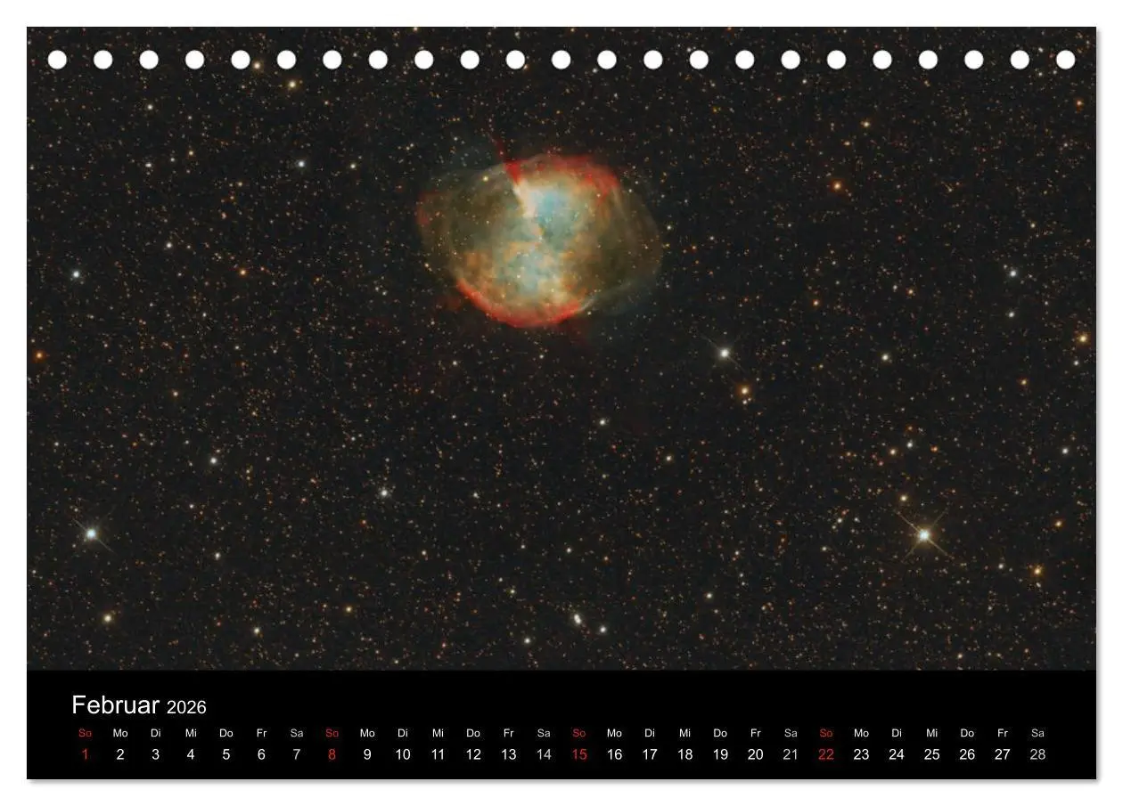 Bild: 9783516084085 | Universum - Eine Reise zu den Sternen (Tischkalender 2026 DIN A5...