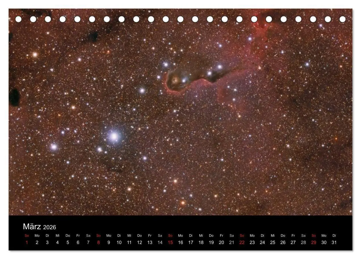 Bild: 9783516084085 | Universum - Eine Reise zu den Sternen (Tischkalender 2026 DIN A5...