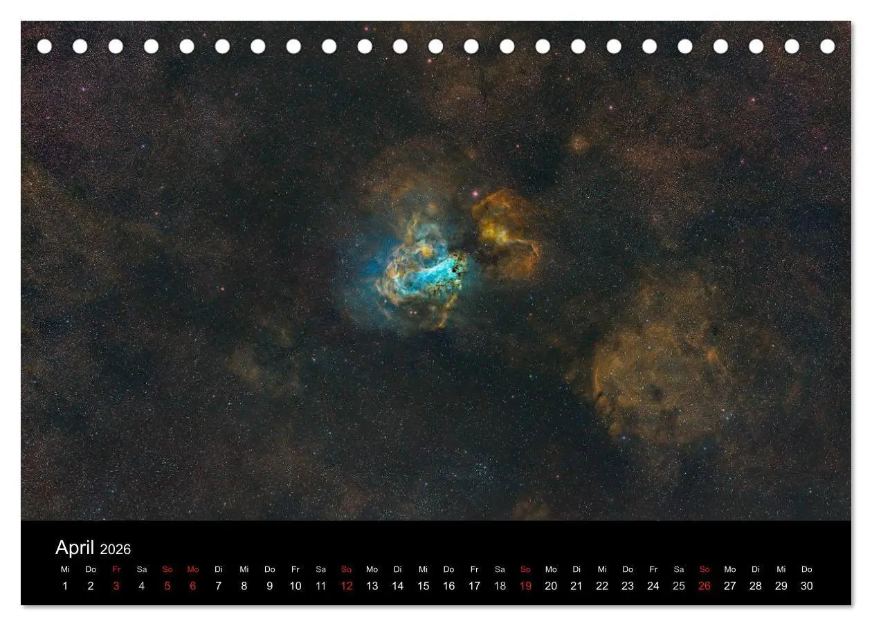 Bild: 9783516084085 | Universum - Eine Reise zu den Sternen (Tischkalender 2026 DIN A5...