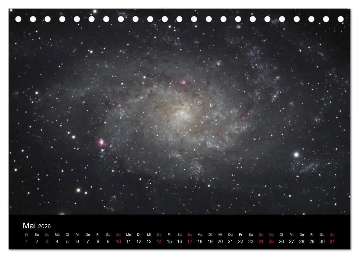 Bild: 9783516084085 | Universum - Eine Reise zu den Sternen (Tischkalender 2026 DIN A5...