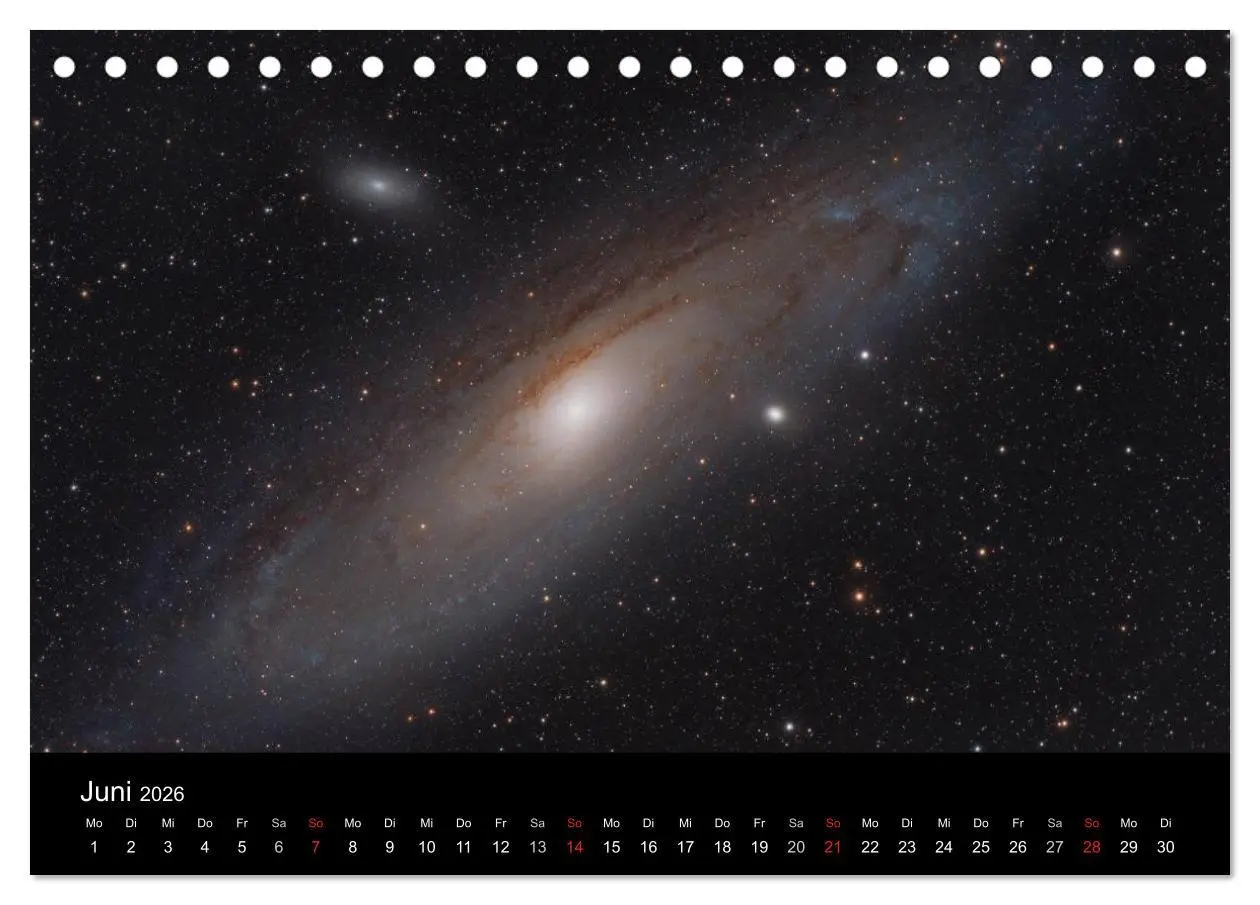 Bild: 9783516084085 | Universum - Eine Reise zu den Sternen (Tischkalender 2026 DIN A5...