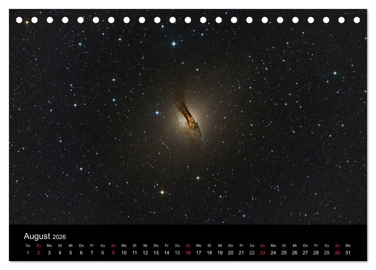 Bild: 9783516084085 | Universum - Eine Reise zu den Sternen (Tischkalender 2026 DIN A5...