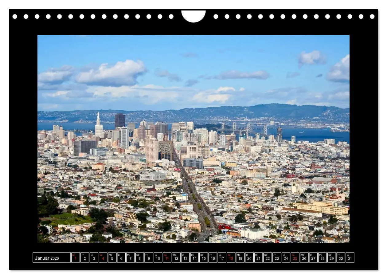 Bild: 9783516154085 | Wunderbares San Francisco (Wandkalender 2026 DIN A4 quer), CALVENDO...