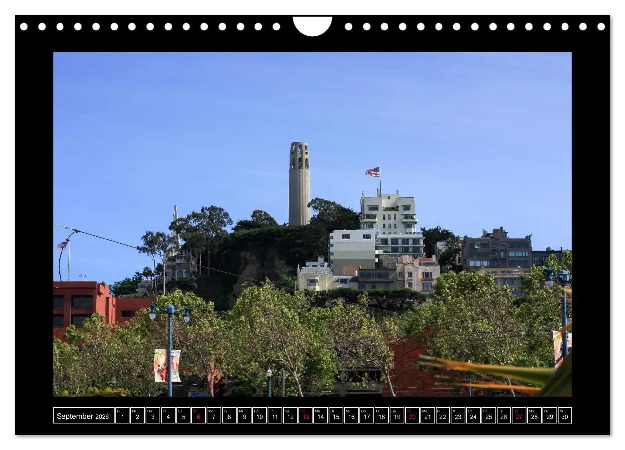 Bild: 9783516154085 | Wunderbares San Francisco (Wandkalender 2026 DIN A4 quer), CALVENDO...