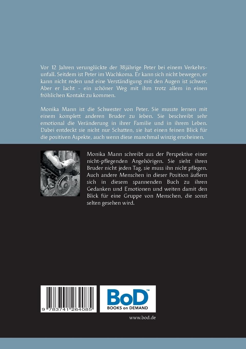 Rückseite: 9783741264085 | Mein Bruder im Wachkoma | Monika Mann | Taschenbuch | 92 S. | Deutsch