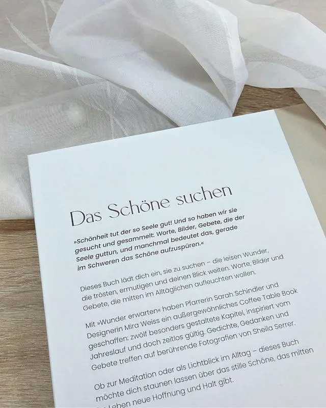 Bild: 9783863344085 | Wunder erwarten | Texte, Bilder und Gebete | Sarah Schindler | Buch