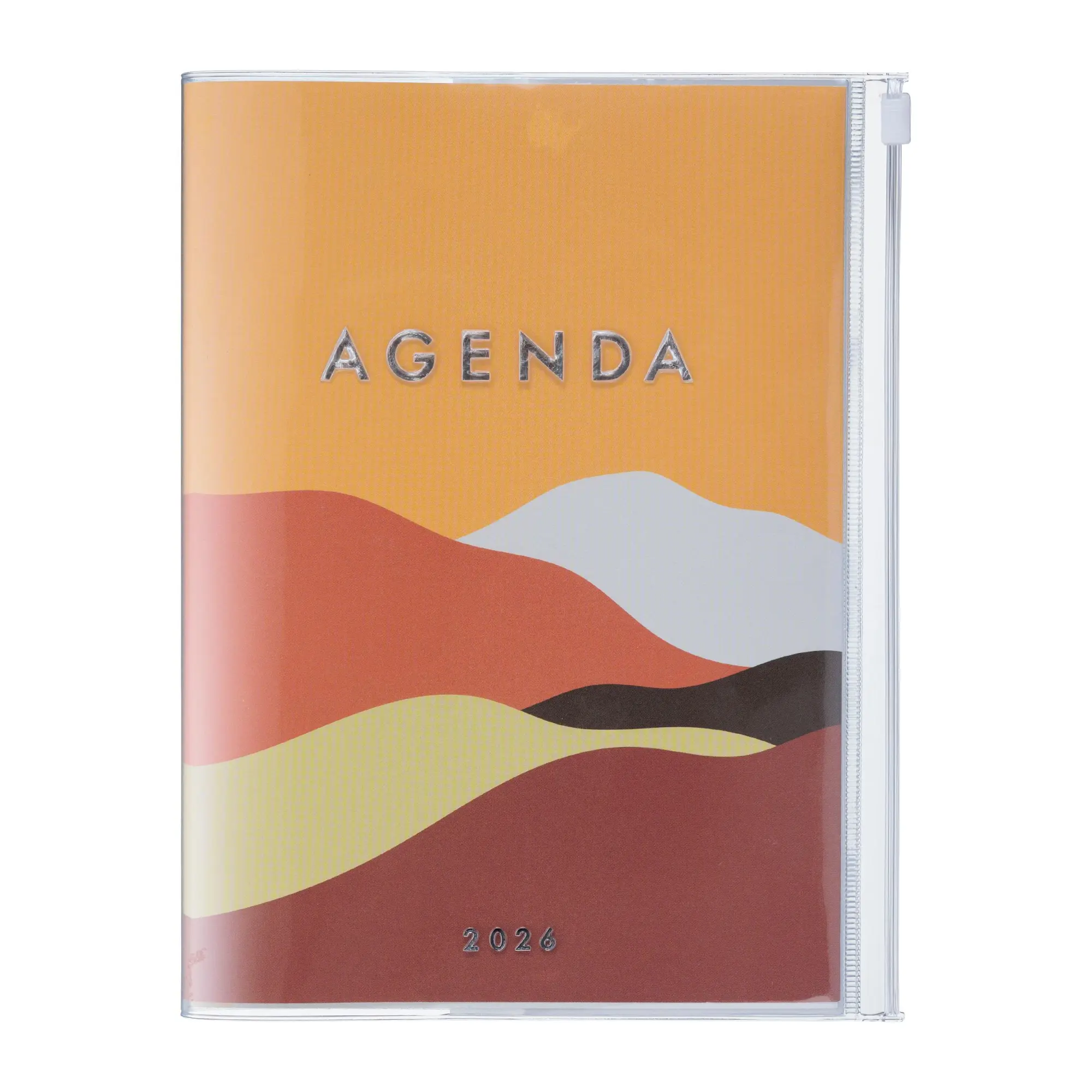 Cover: 4550045144185 | MARK'S 2025/26 Taschenkalender, A5 Mountain // Orange | MARK'S Inc.