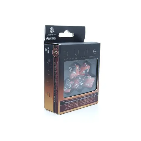Cover: 5060523344185 | Dune - Adventures in the Imperium Dice Set: Harkonnen | englisch