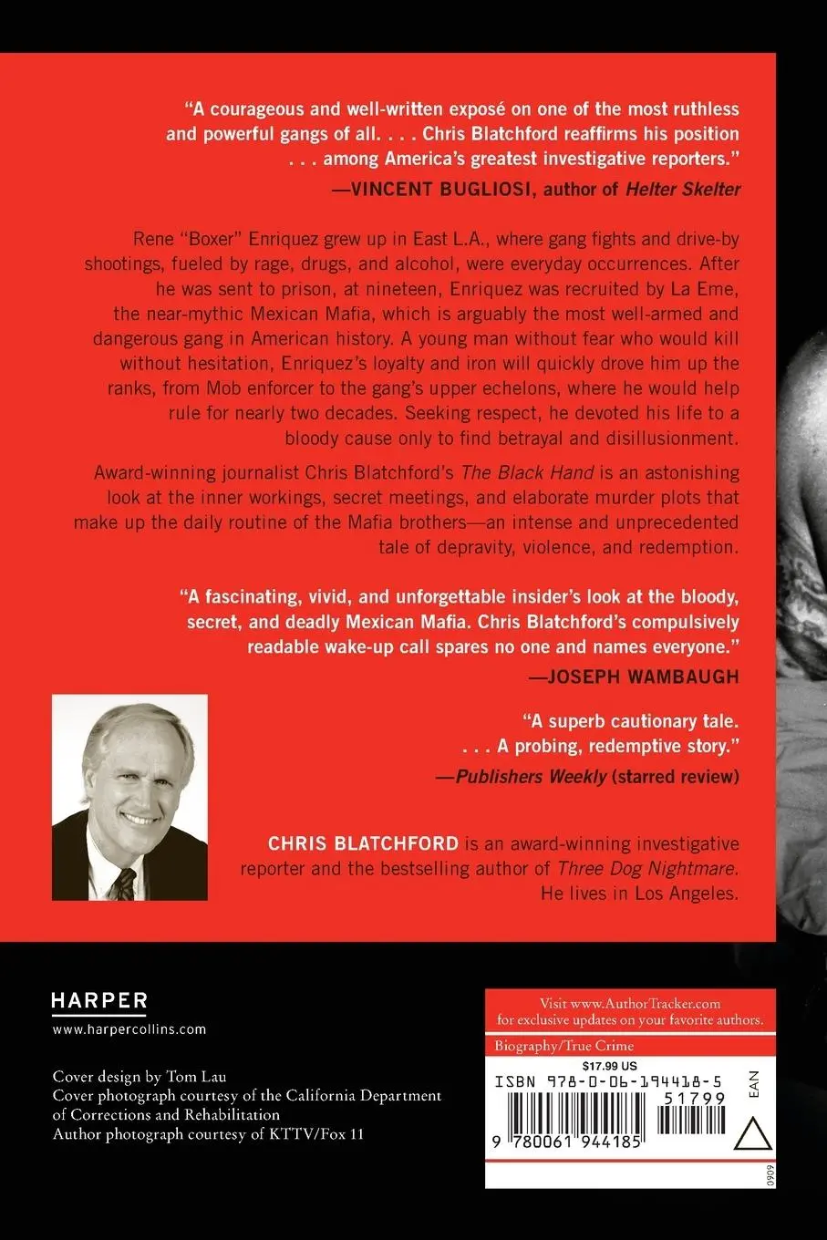 Rückseite: 9780061944185 | The Black Hand | Chris Blatchford | Taschenbuch | Englisch | 2009