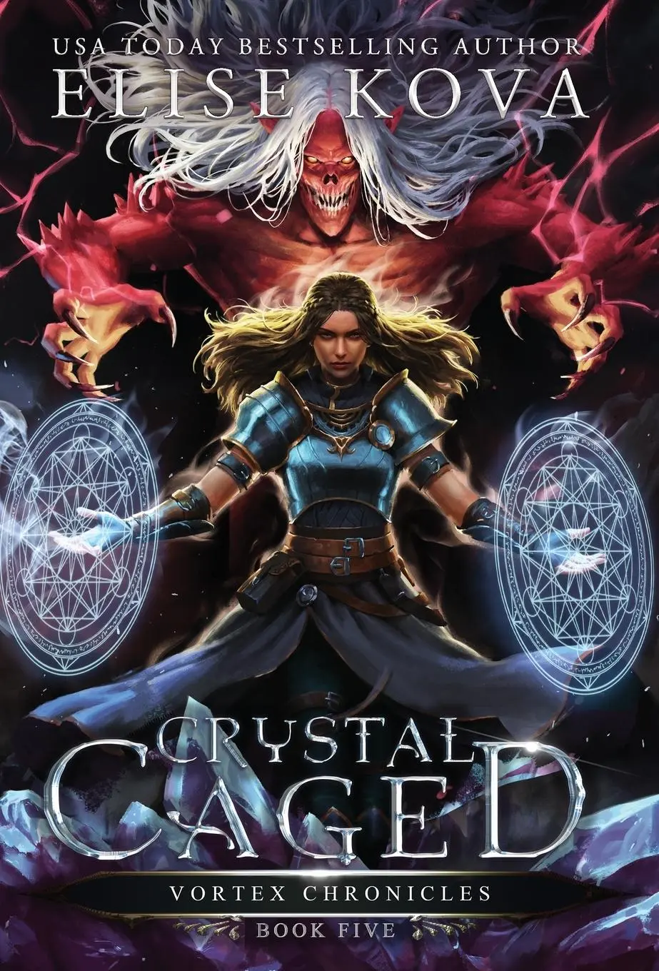 Cover: 9781949694185 | Crystal Caged | Elise Kova | Buch | Vortex Chronicles | Englisch