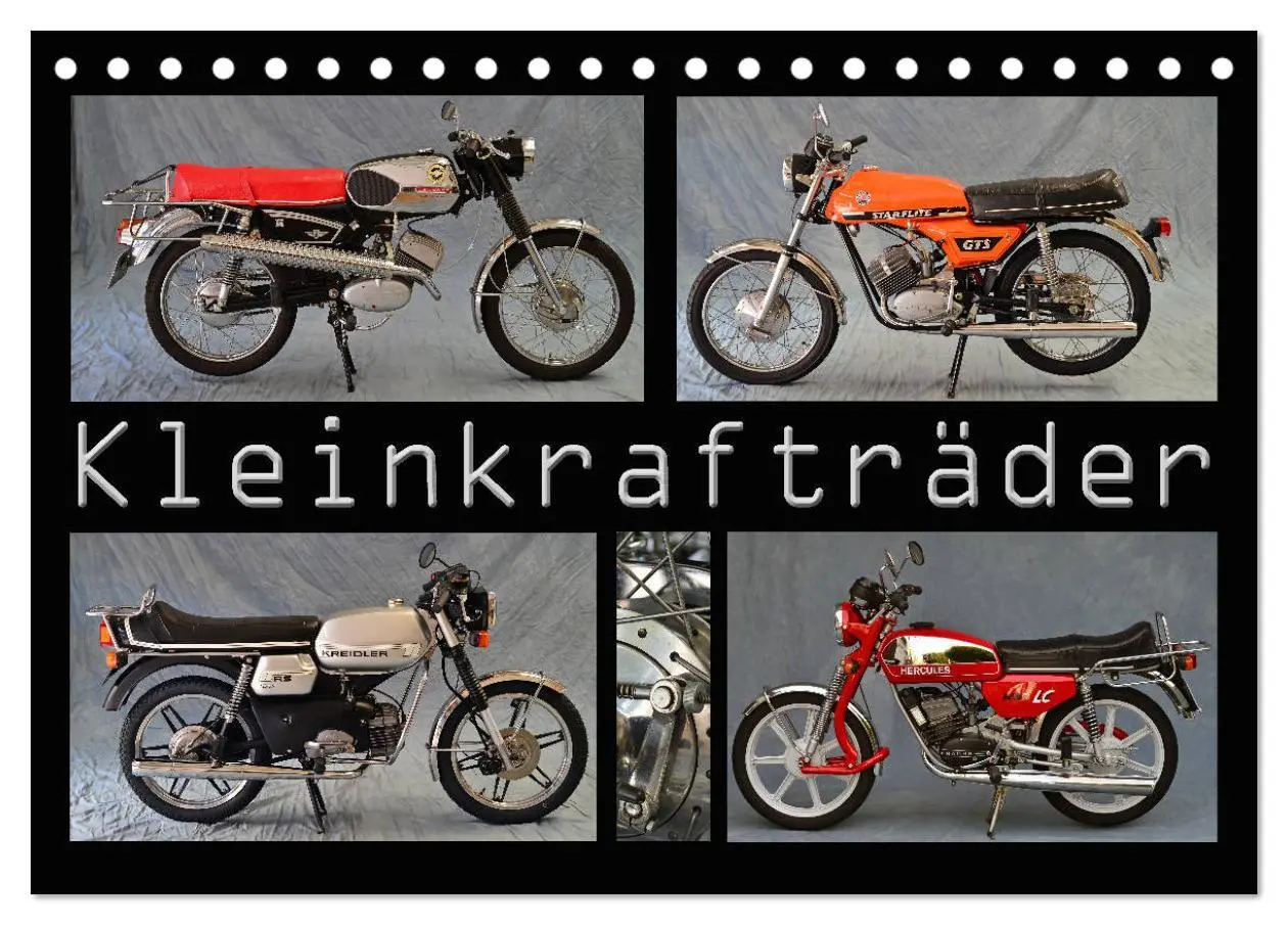 Cover: 9783457674185 | Kleinkrafträder (Tischkalender 2026 DIN A5 quer), CALVENDO...