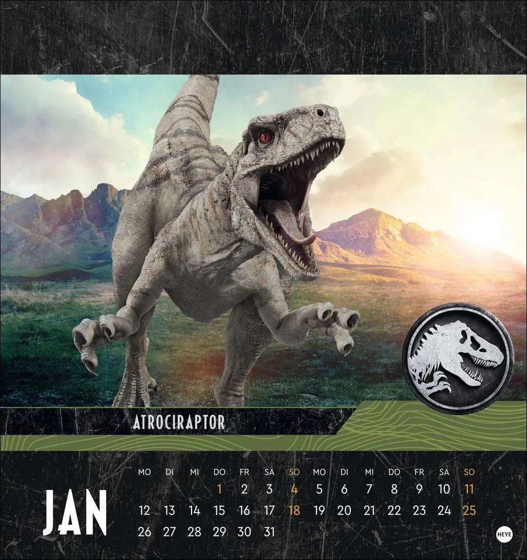 Bild: 9783756414185 | Jurassic World Postkartenkalender 2026 | Kalender | 13 S. | Deutsch