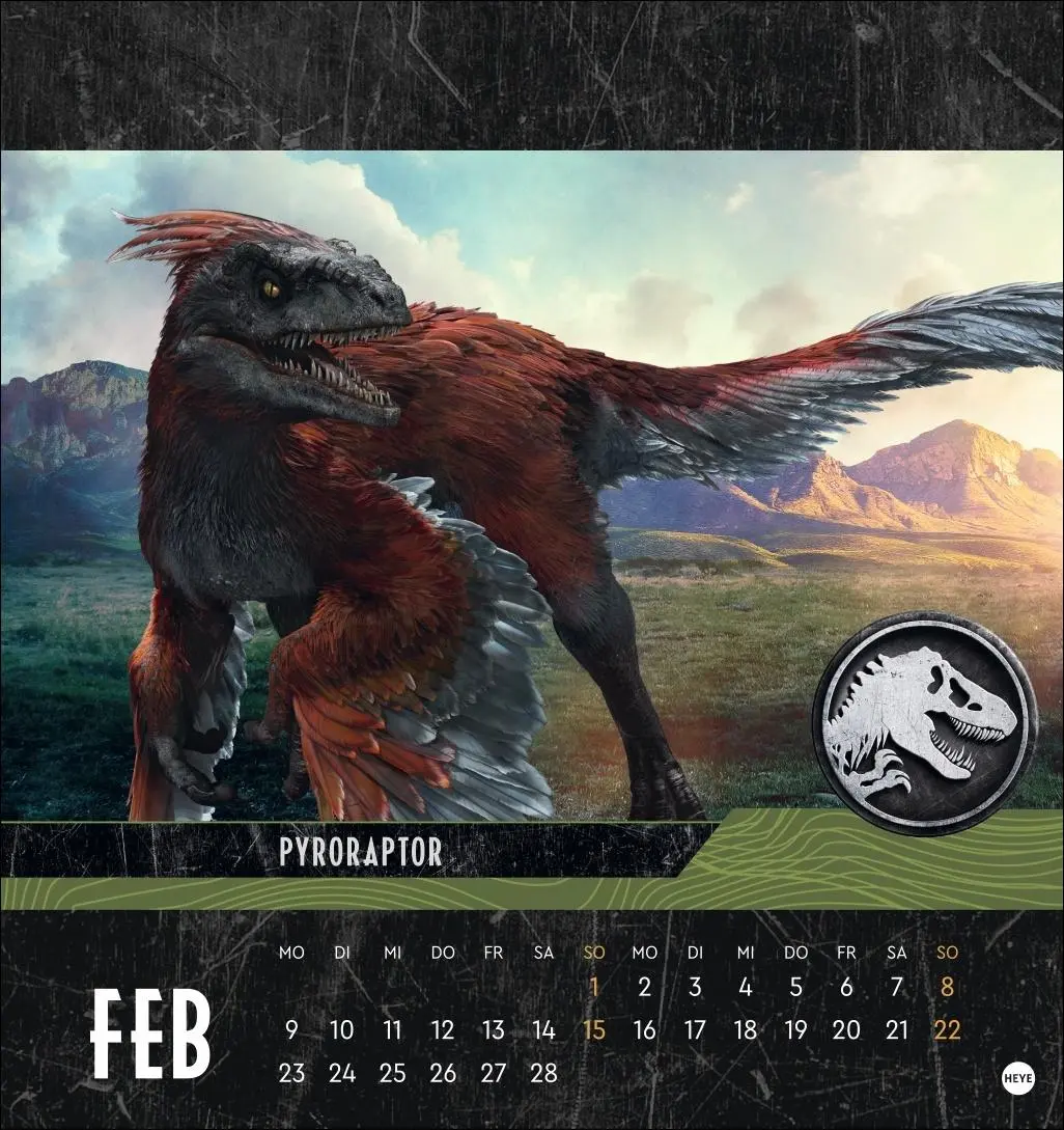 Bild: 9783756414185 | Jurassic World Postkartenkalender 2026 | Kalender | 13 S. | Deutsch