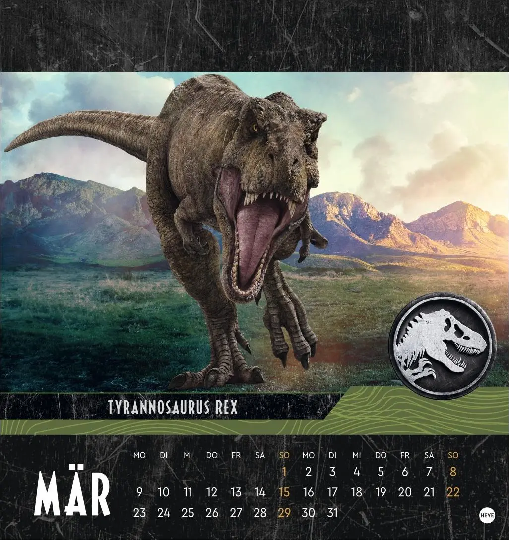 Bild: 9783756414185 | Jurassic World Postkartenkalender 2026 | Kalender | 13 S. | Deutsch