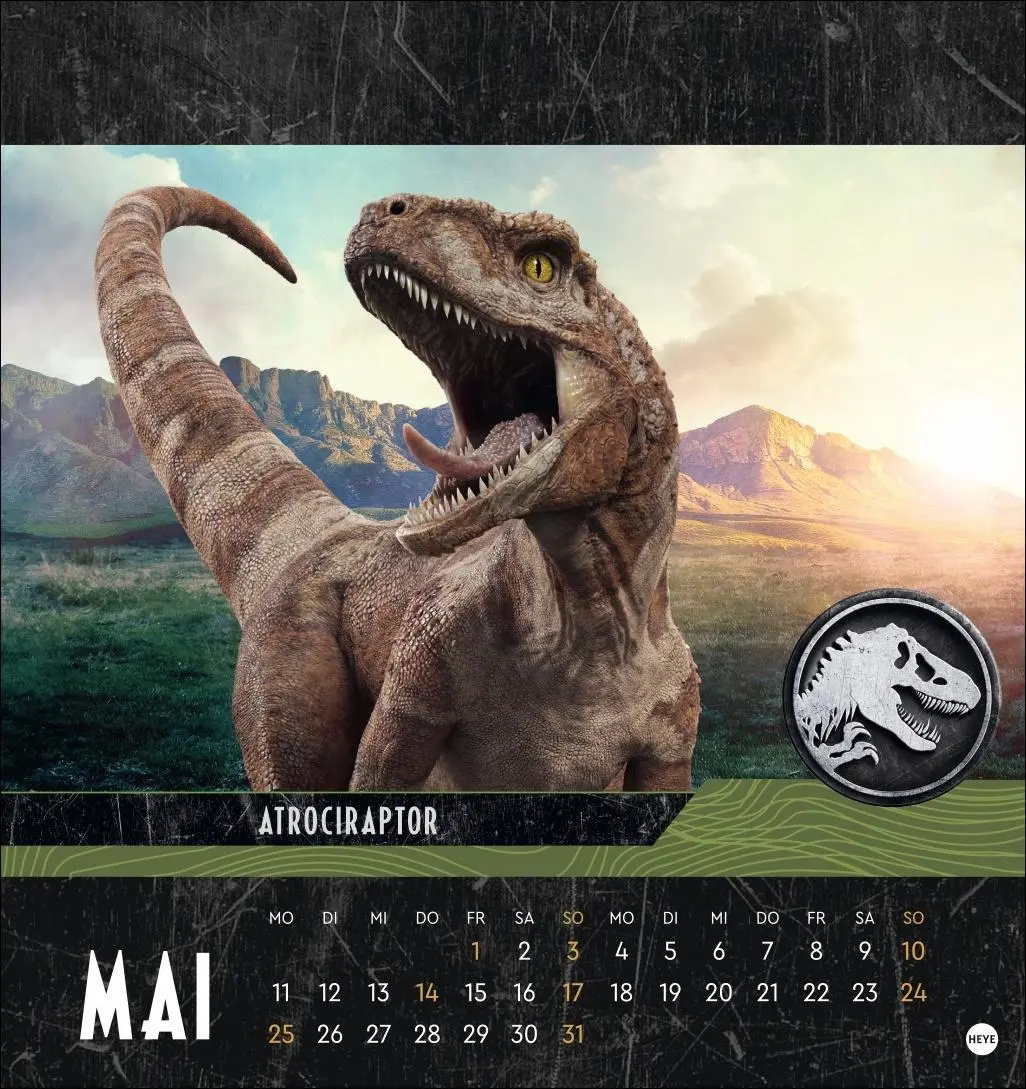 Bild: 9783756414185 | Jurassic World Postkartenkalender 2026 | Kalender | 13 S. | Deutsch
