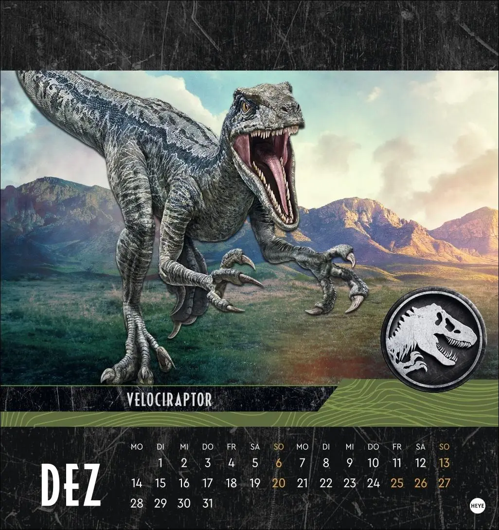 Bild: 9783756414185 | Jurassic World Postkartenkalender 2026 | Kalender | 13 S. | Deutsch