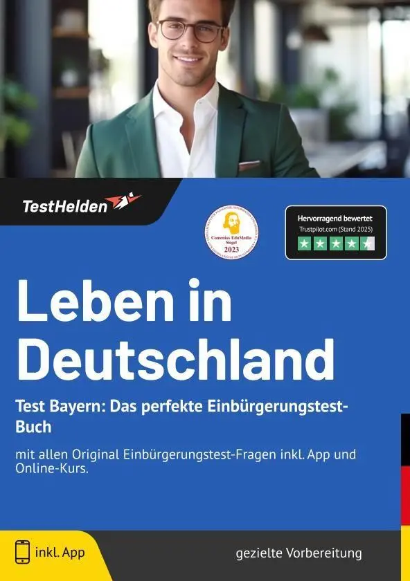 Cover: 9783988174185 | Leben in Deutschland Test Bayern: Das perfekte...