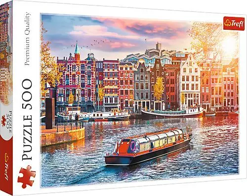 Cover: 5900511374285 | Puzzle 500 Amsterdam,. Niederlande | Spiel | In Pappschachtel | 37428