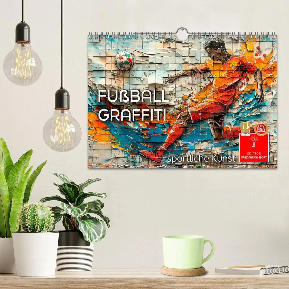 Bild: 9783457284285 | Fußball Graffiti - sportliche Kunst (Wandkalender 2026 DIN A4...