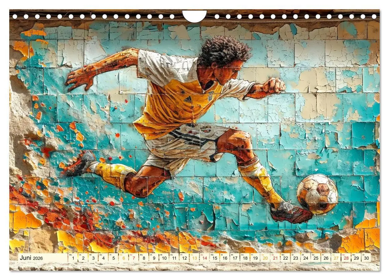 Bild: 9783457284285 | Fußball Graffiti - sportliche Kunst (Wandkalender 2026 DIN A4...