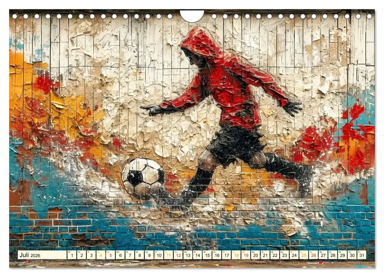 Bild: 9783457284285 | Fußball Graffiti - sportliche Kunst (Wandkalender 2026 DIN A4...